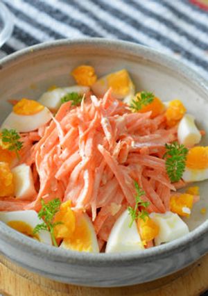 おろし玉ねぎ入り、にんじんのマヨサラダ♪-レシピのメイン写真