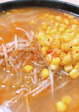 味噌ラーメン風もやしスープ-レシピのメイン写真