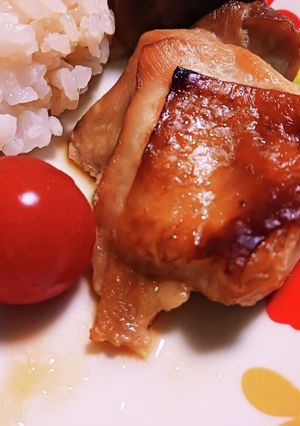 給食の鶏の照り焼き(てりやきチキン)-レシピのメイン写真