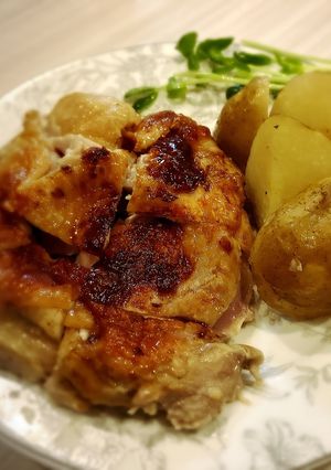 鶏モモ肉のフレンチドレッシング焼き-レシピのメイン写真