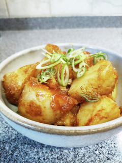 新じゃがの大蒜甘味噌葱炒め-レシピのメイン写真