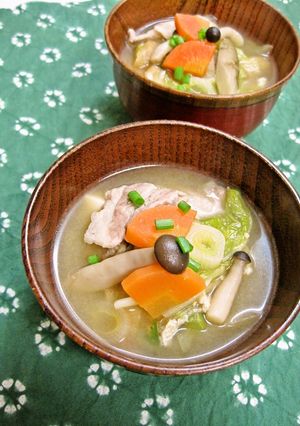 塩麹さんで具だくさん豚汁♪-レシピのメイン写真