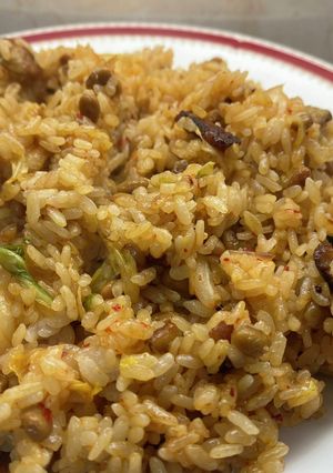 キムチ納豆ピラフ★スマイリー流！-レシピのメイン写真