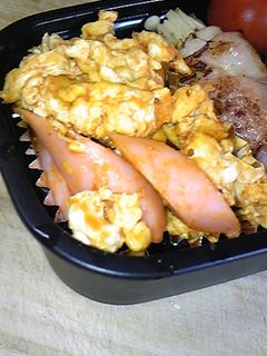 ♪魚肉ソーセージと卵のピザ味炒め♪-レシピのメイン写真