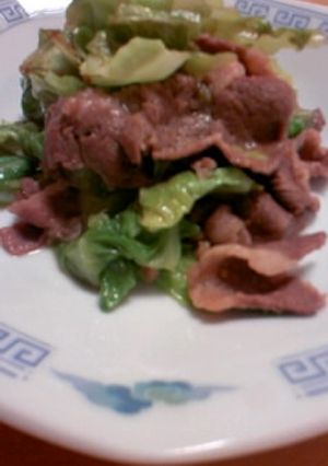キャベツと牛肉のうまみ炒め-レシピのメイン写真