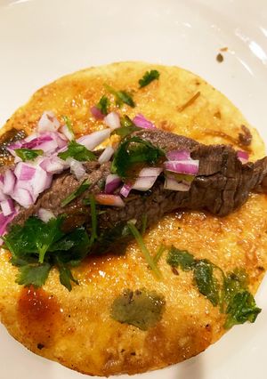 本格派カルネアサダをタコスで☆メキシカン-レシピのメイン写真