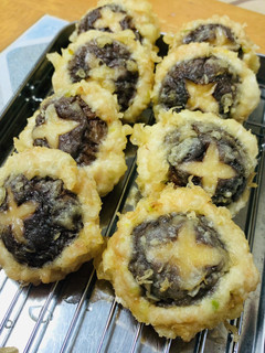 ✴︎椎茸の肉詰め天ぷら✴︎ お弁当用に♪-レシピのメイン写真