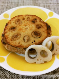おとん(豚)れんこんバーグ-レシピのメイン写真