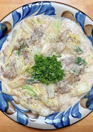 簡単です☆豚バラ肉と白菜のクリーム煮-レシピのメイン写真