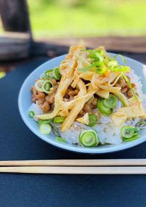 すぐ作れる！味付けメンマで納豆シラス丼。-レシピのメイン写真