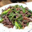 ピーマンと牛肉の細切り炒め