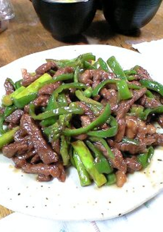 ピーマンと牛肉の細切り炒め-レシピのメイン写真