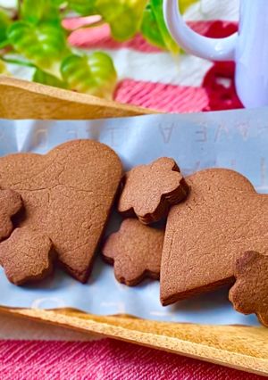寝かさず簡単☆型抜きチョコクッキー-レシピのメイン写真