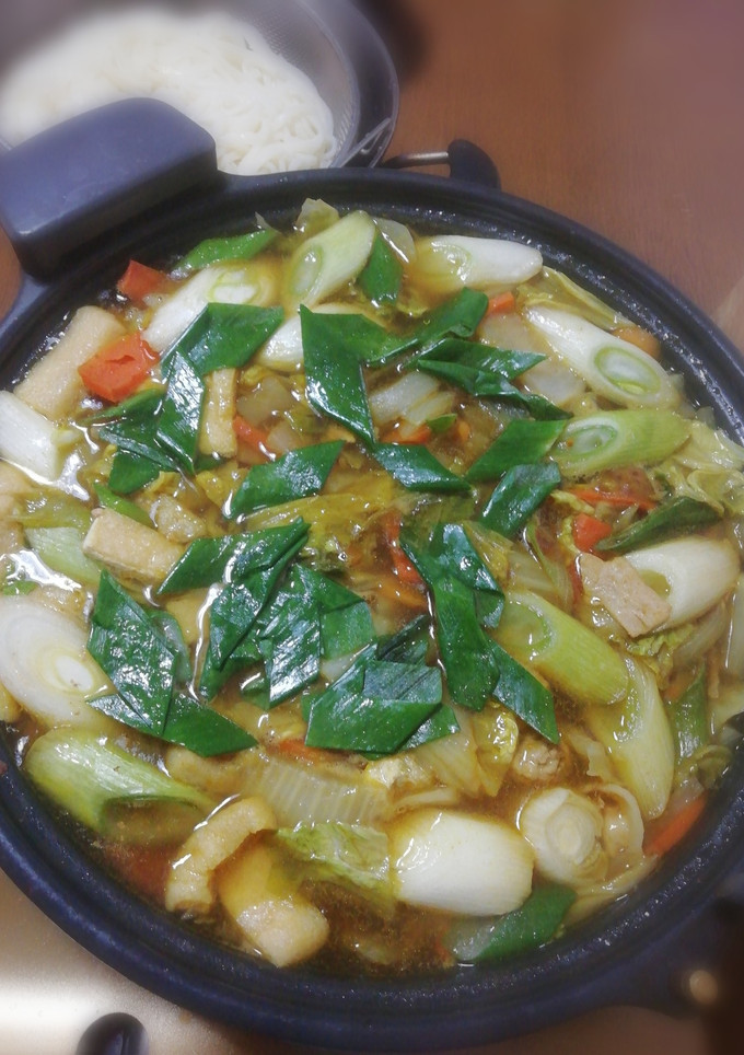 お蕎麦屋さん風の和風カレー鍋-レシピのメイン写真