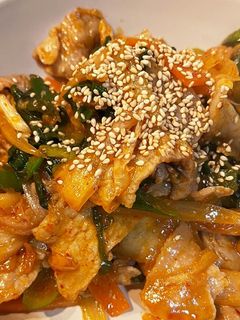 豚キムチ炒め-レシピのメイン写真