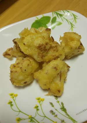 カリフラワーのカレー天ぷら-レシピのメイン写真