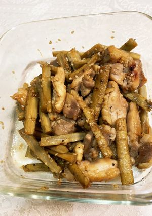 鶏肉と牛蒡のきんぴら-レシピのメイン写真