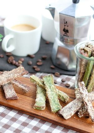 高野豆腐ラスク～抹茶・ココア・紅茶～-レシピのメイン写真