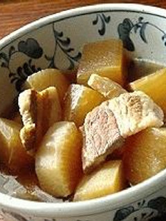 大根と豚バラ肉の煮物-レシピのメイン写真