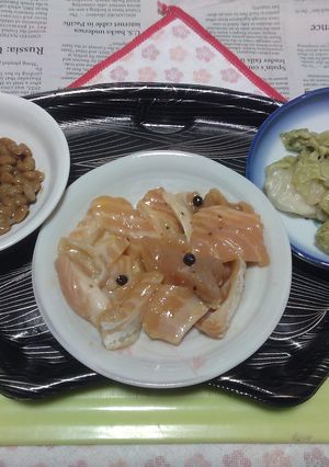 3種盛りのタパス〜納豆ヅケサーモン白菜漬-レシピのメイン写真