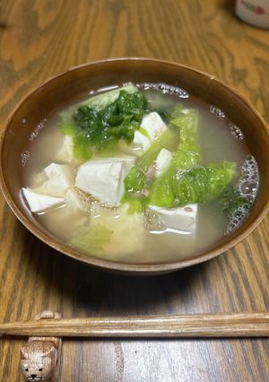 ダイエットスープ・レタスとツナ-レシピのメイン写真