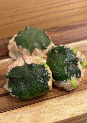 枝豆と大葉のつくね-レシピのメイン写真