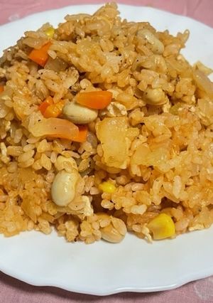 【学校給食】大豆ピラフ-レシピのメイン写真