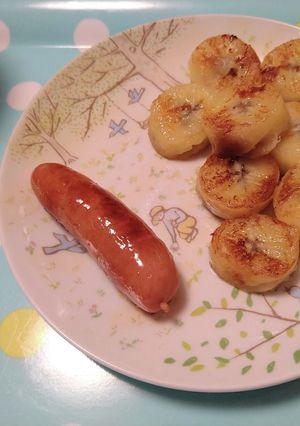 バナナのバター焼き✩ちょこっと朝食に♪-レシピのメイン写真