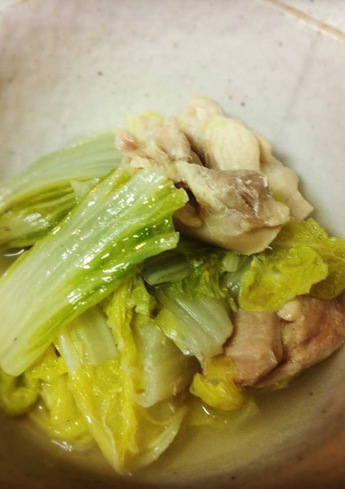 おばあちゃん直伝！簡単☆鶏と白菜の重ね煮-レシピのメイン写真