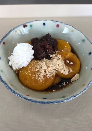 かぼちゃのもちもちお月見だんご-レシピのメイン写真