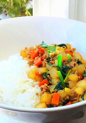 お箸が止まらない！大根そぼろ丼♡-レシピのメイン写真