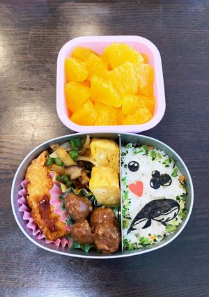くじら弁当☆幼稚園保温庫用☆年少-レシピのメイン写真
