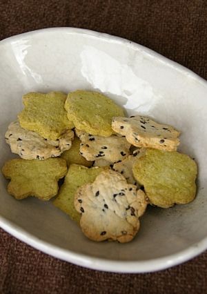 卵不使用：抹茶クッキー＆胡麻クッキー-レシピのメイン写真