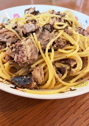 簡単！サバ缶パスタ-レシピのメイン写真