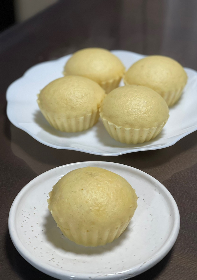 麹甘酒と米粉の蒸しパン♪(卵使用)-レシピのメイン写真