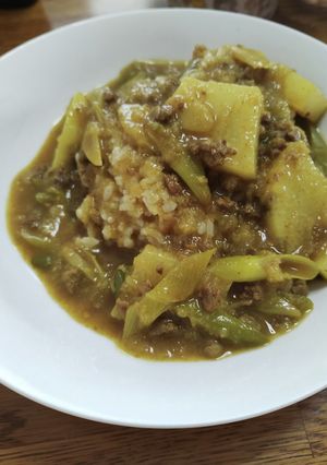 とろろとねぎの和風だしカレー-レシピのメイン写真