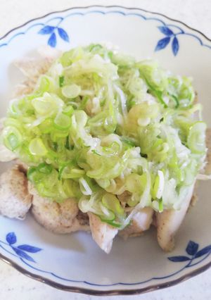 鶏ささみのネギ塩レモンだれ-レシピのメイン写真