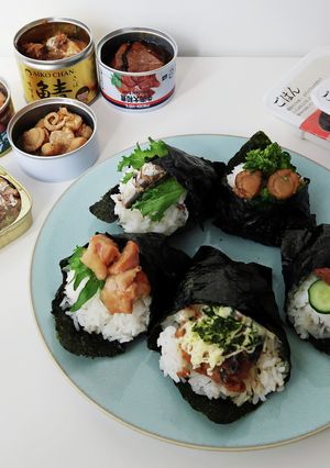 ローリングストックおむすび★防災食品消費-レシピのメイン写真