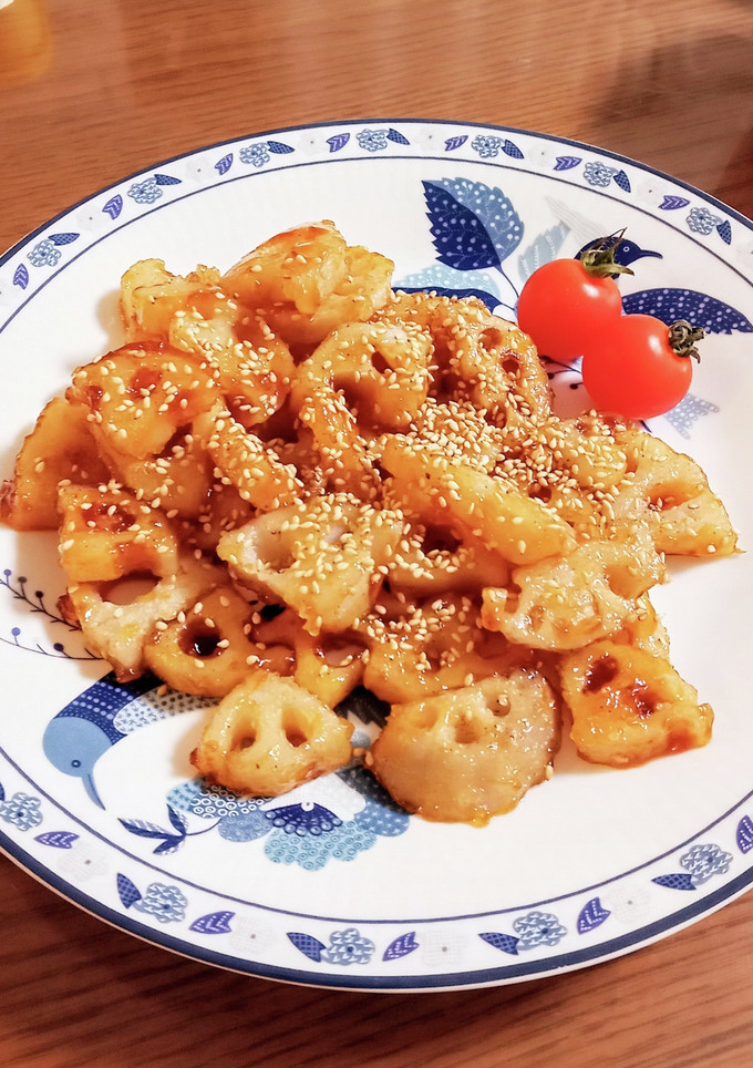 簡単！シャキシャキ！れんこんの甘辛炒め-レシピのメイン写真