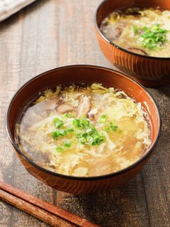とろふわ卵と椎茸のスープ-レシピのメイン写真