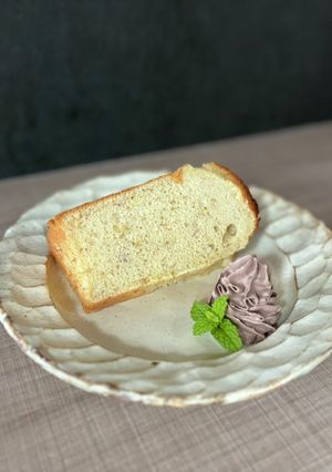 私の こだわり バナナシフォンケーキ-レシピのメイン写真