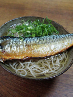 塩サバ蕎麦-レシピのメイン写真