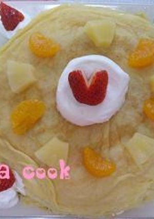 簡単✿クレープケーキ-レシピのメイン写真