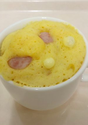 マグカップでカレー蒸しパン-レシピのメイン写真