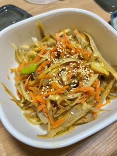 繊維たっぷり!ごぼうのきんぴら-レシピのメイン写真