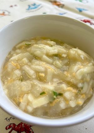 【離乳食】9か月から　かき玉みそうどん-レシピのメイン写真