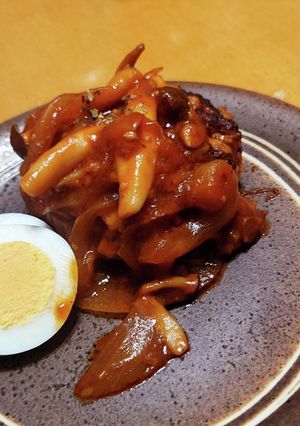 煮込みハンバーグ-レシピのメイン写真