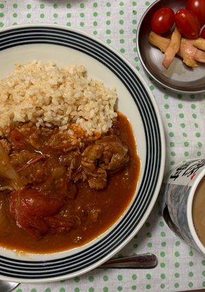 ホールのトマト缶で完熟トマトハヤシライス-レシピのメイン写真