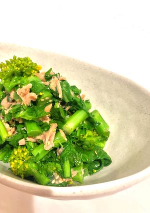 病みつき注意!菜の花の胡麻和え-レシピのメイン写真
