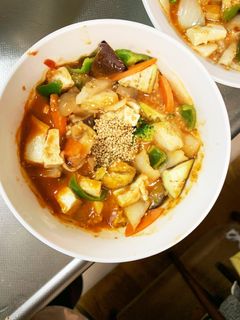 肉無豆腐簡単中華風ナポリタン味野菜炒め-レシピのメイン写真